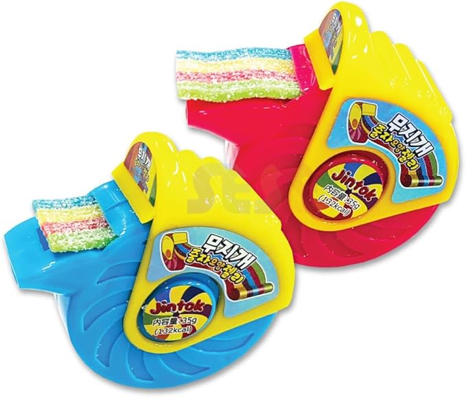 RAINBOW TAPE GUMMY ★ KOREAN SOUR CANDY // JINTOK