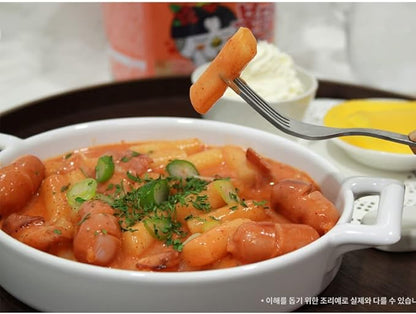 BULDAK ROSÉ SPICY CHICKEN ★ STIR-FRIED NOODLES, GLASS NOODLES & TTOEKBOKKI // SAMYANG