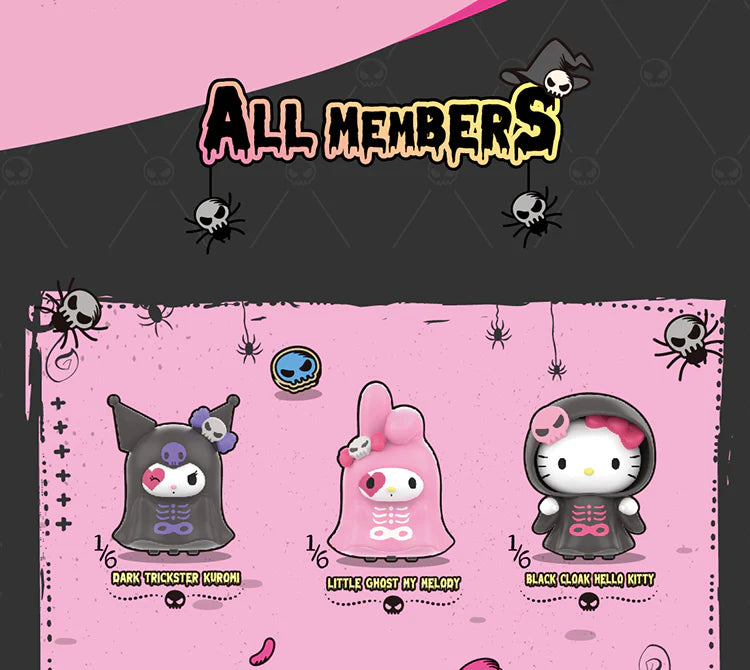 SANRIO CHARACTERS ★ BLIND BOX FIGURINES ★ HALLOWEEN MISCHIEF NIGHT // TOPTOY