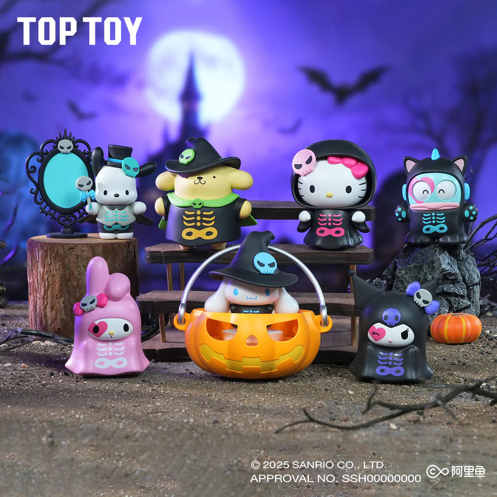 SANRIO CHARACTERS ★ BLIND BOX FIGURINES ★ HALLOWEEN MISCHIEF NIGHT // TOPTOY