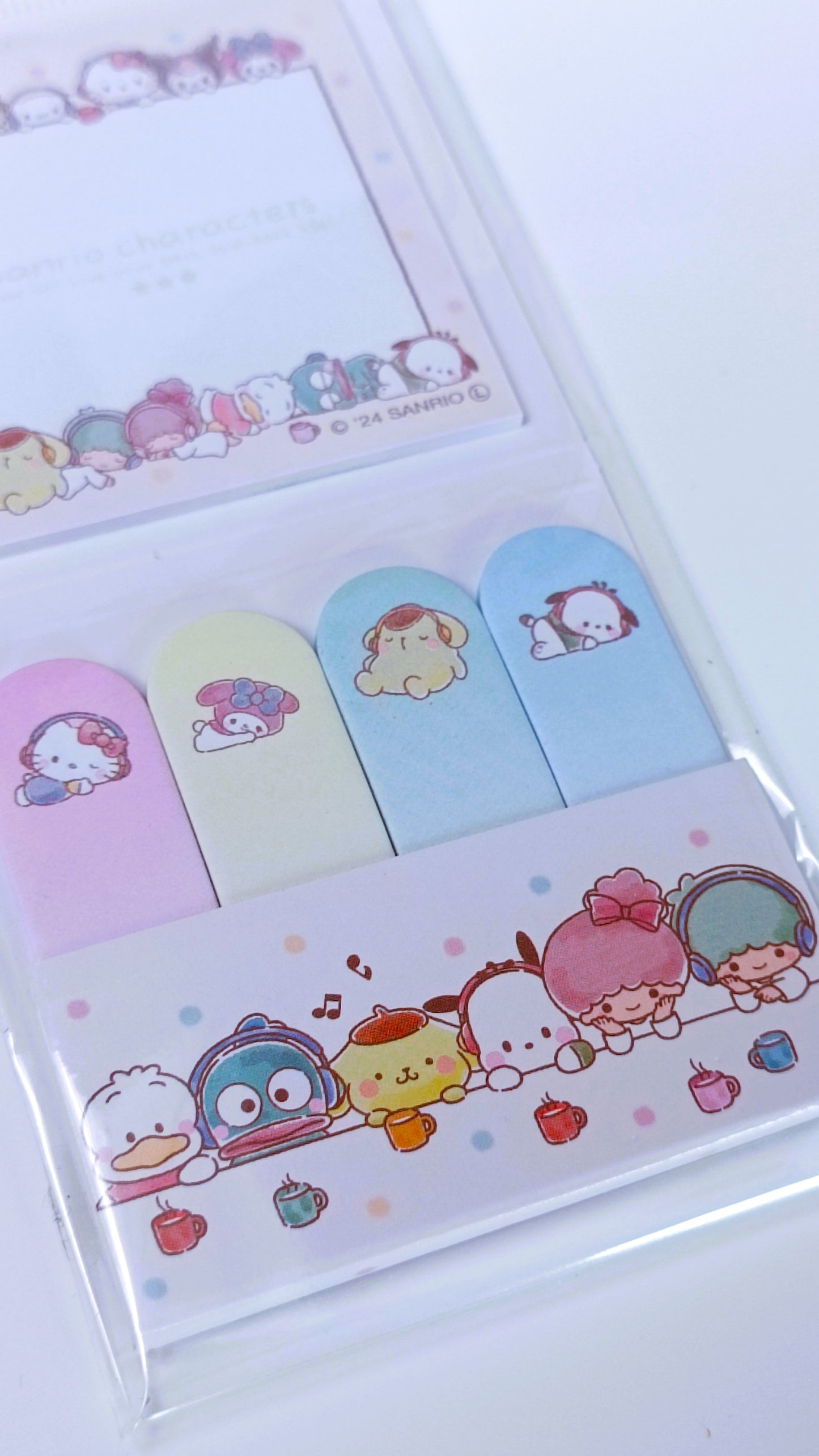 SANRIO CHARACTERS ★ INDEX STICKY NOTES & MEMO PAD SET // SANRIO