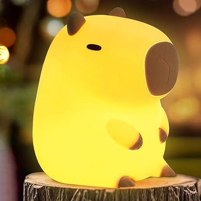 SQUEEZE LAMP ★ GLOWING NIGHT LIGHT USB ★ AXOLOTL, CAPYBARA & MORE CHARACTERS // FAMIDUO