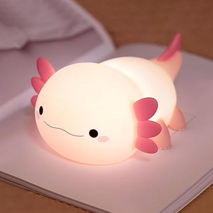 SQUEEZE LAMP ★ GLOWING NIGHT LIGHT USB ★ AXOLOTL, CAPYBARA & MORE CHARACTERS // FAMIDUO