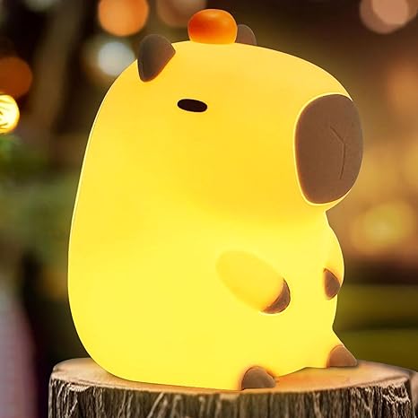 SQUEEZE LAMP ★ GLOWING NIGHT LIGHT USB ★ AXOLOTL, CAPYBARA & MORE CHARACTERS // FAMIDUO