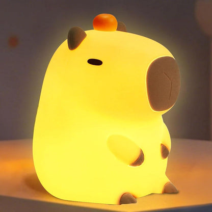 SQUEEZE LAMP ★ GLOWING NIGHT LIGHT USB ★ AXOLOTL, CAPYBARA & MORE CHARACTERS // FAMIDUO