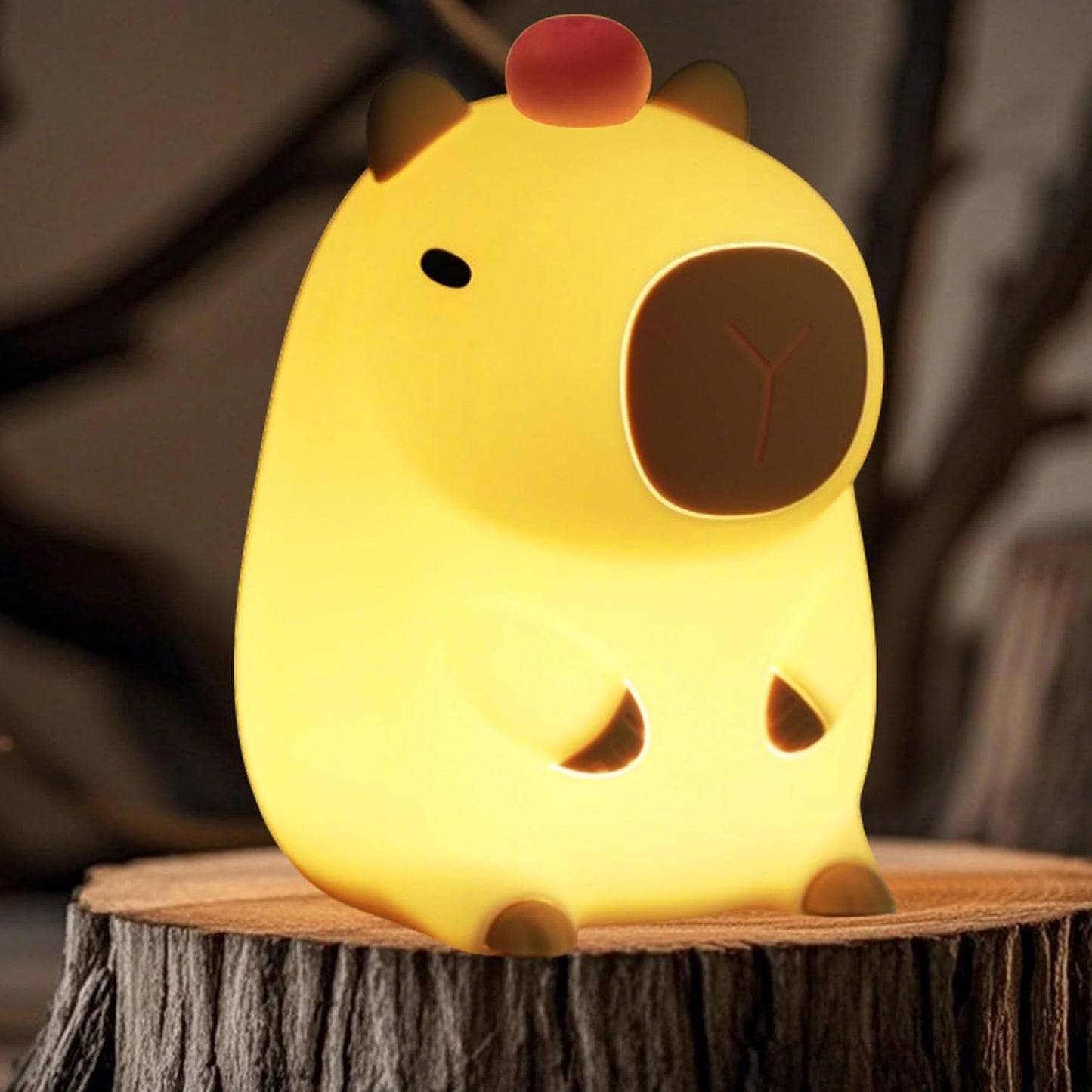 SQUEEZE LAMP ★ GLOWING NIGHT LIGHT USB ★ AXOLOTL, CAPYBARA & MORE CHARACTERS // FAMIDUO