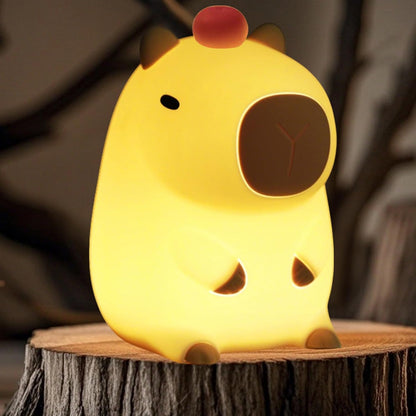 SQUEEZE LAMP ★ GLOWING NIGHT LIGHT USB ★ AXOLOTL, CAPYBARA & MORE CHARACTERS // FAMIDUO