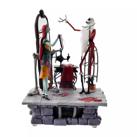 TIM BURTON'S NIGHTMARE BEFORE CHRISTMAS ★ LIGHT UP & MUSIC FIGURINE ★ JACK & SALLY // JAPAN DISNEY