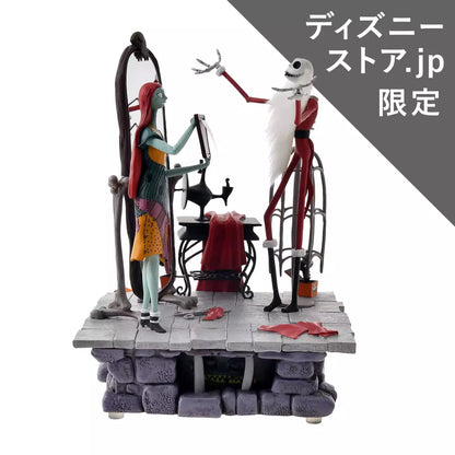 TIM BURTON'S NIGHTMARE BEFORE CHRISTMAS ★ LIGHT UP & MUSIC FIGURINE ★ JACK & SALLY // JAPAN DISNEY
