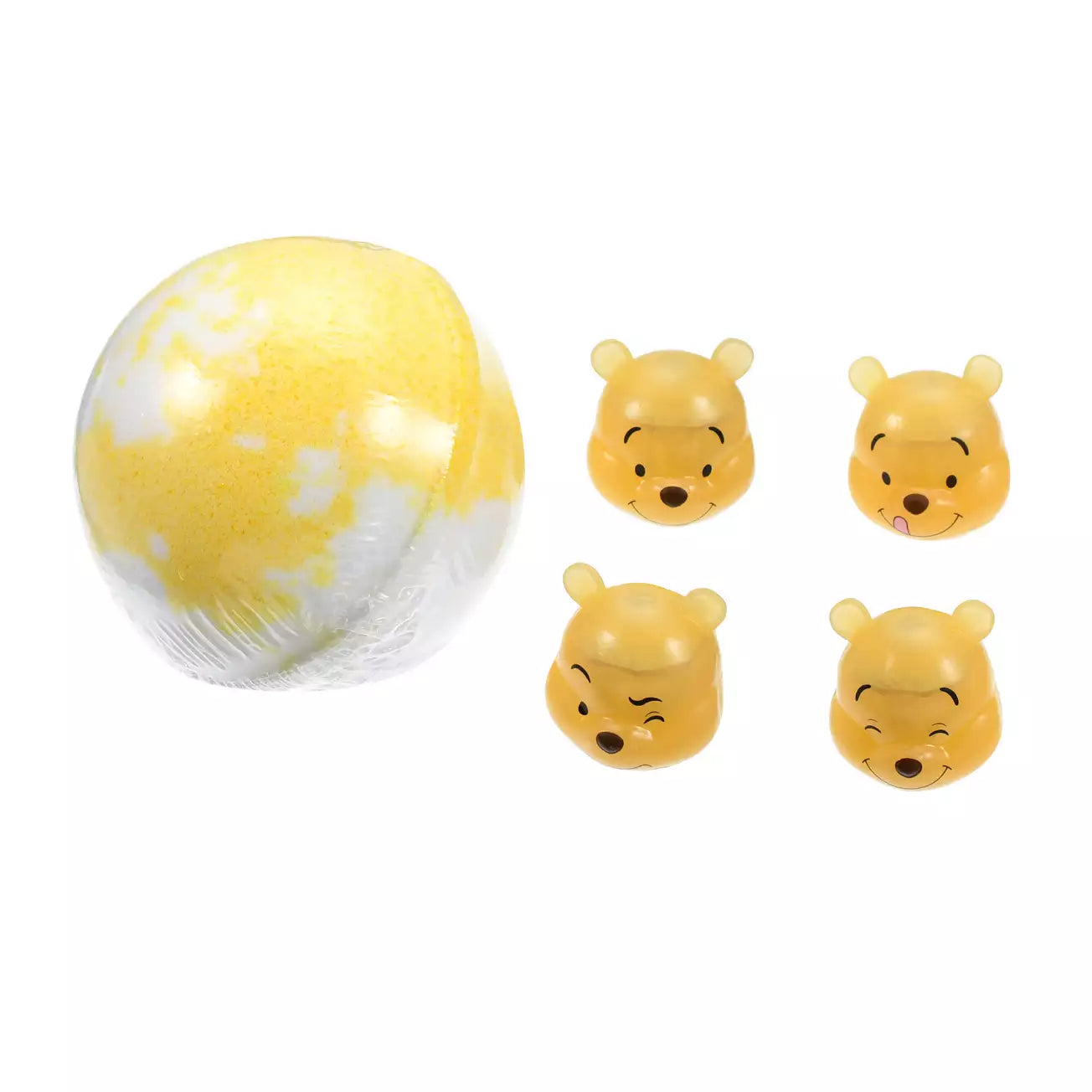 WINNIE THE POOH SECRET BATH BALL ★ LIGHT UP MASCOT ★ LEMON SCENT // DISNEY JAPAN