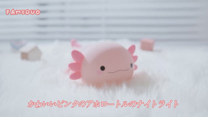 SQUEEZE LAMP ★ GLOWING NIGHT LIGHT USB ★ AXOLOTL, CAPYBARA & MORE CHARACTERS // FAMIDUO